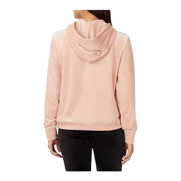 FILA-PINK VELOUR HOODIE-SIZE XXL - Picture 4 of 10